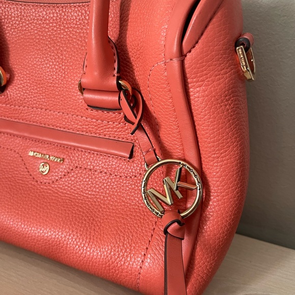 Michael Kors Vibrant Coral Satchel - Picture 3 of 11